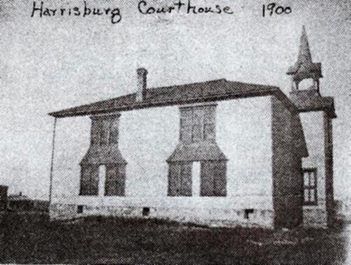 Harrisburg Courthouse, 1900