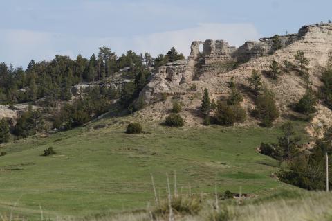 Banner county hillside in Spring of 2014